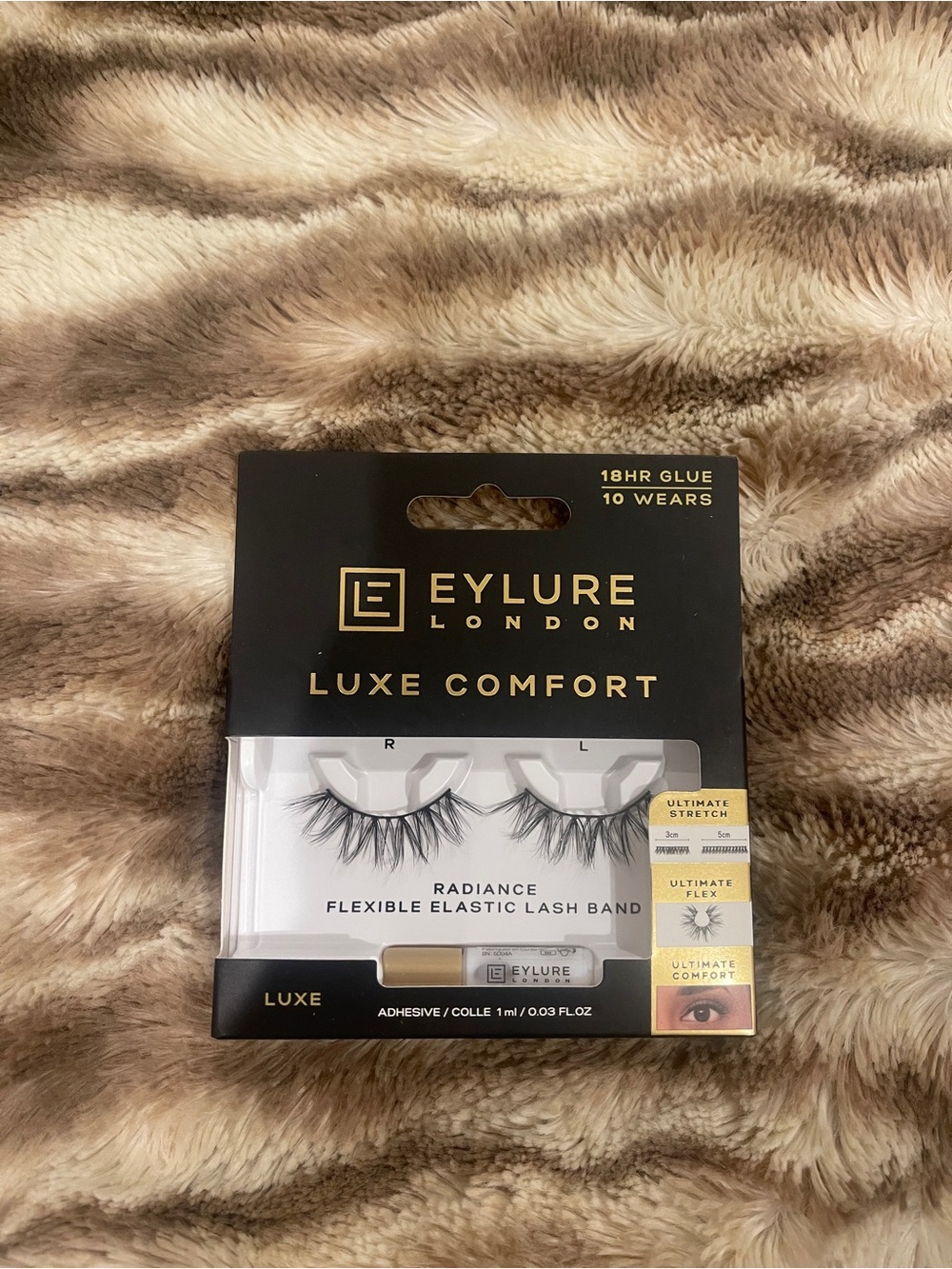 Eylure London Luxe Comfort Radiance Flexible False Eyelashes New
